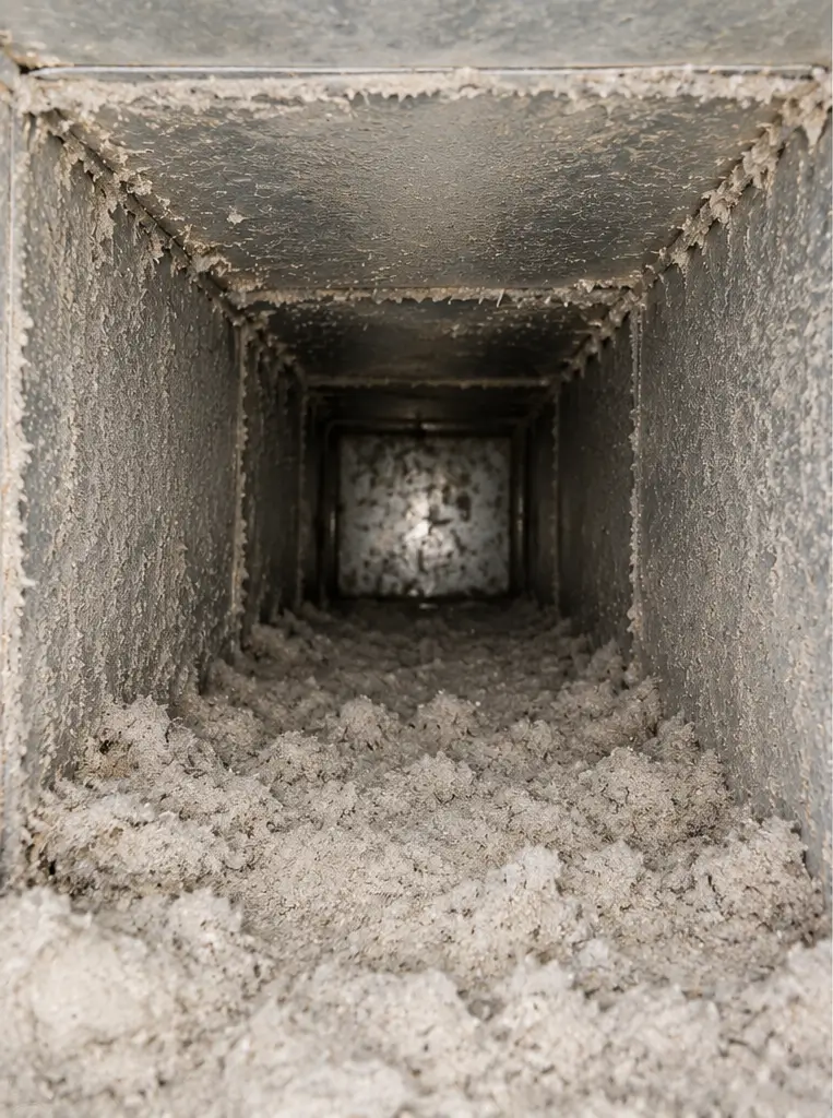 Before Duct Sealing and Leak Repair